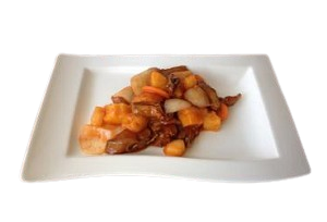 Duck With Pineapples 