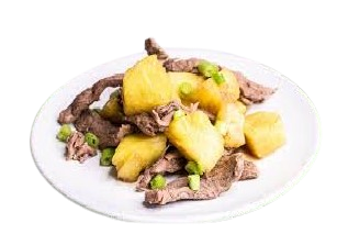 Beef With Pineapples 