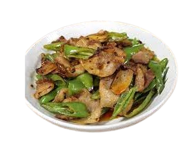 Bbq Pork With Green Pepper & Black Bean Sauce 
