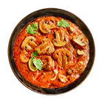 Mushroom & Onion Curry 
