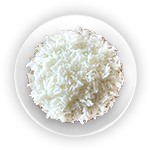 Boiled Rice With Sauce 