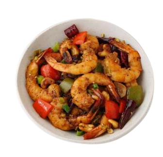 King Prawn With Onions 